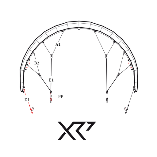 [KZLXR7] XR7 Bridle